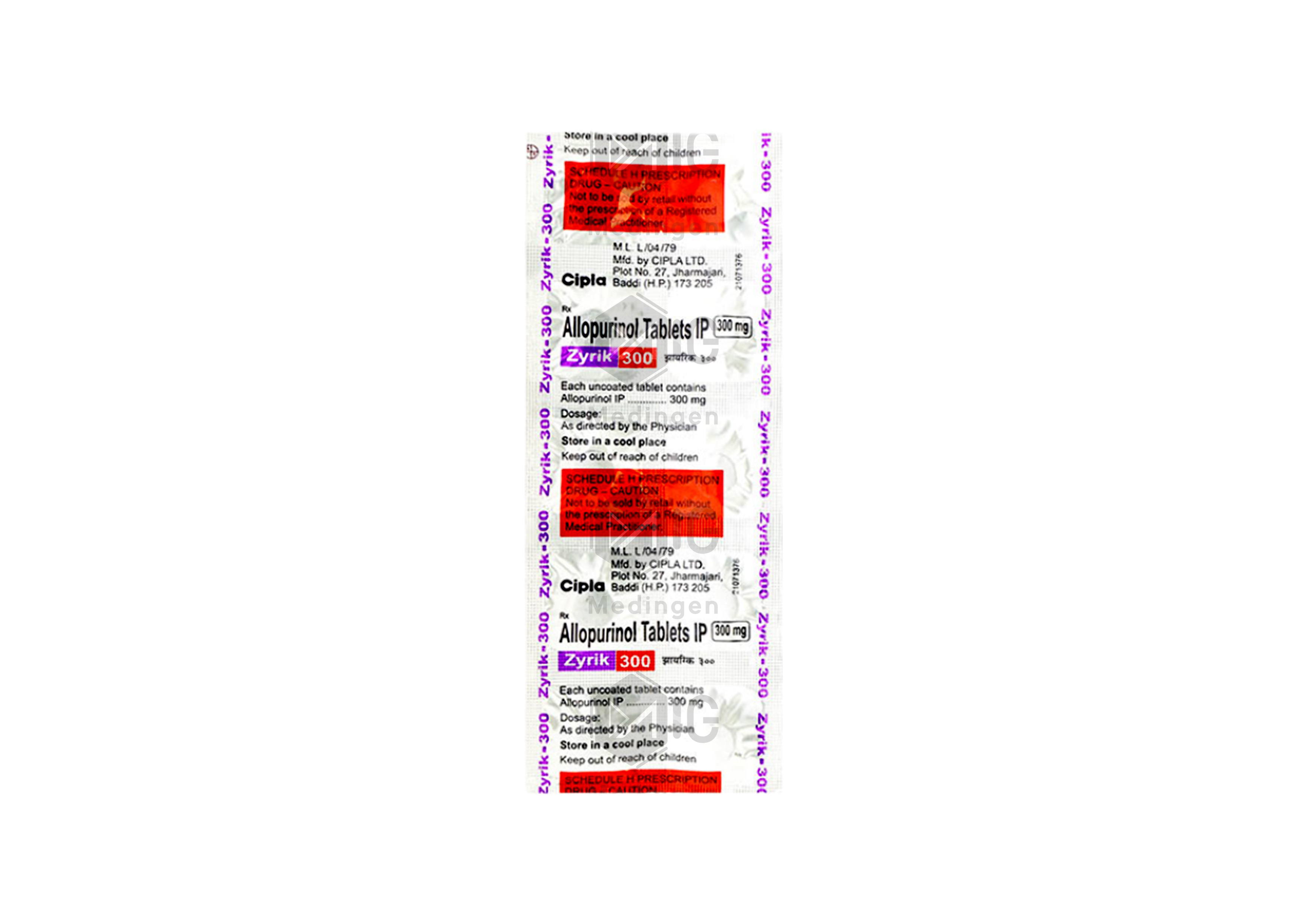 ZYRIK 300MG